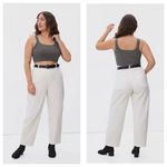 Everlane NWT  The Cozy Stretch Tank Size Small Cropped Wool Yak Hair Gray Chic Photo 1