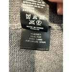 Lafayette 148 New York Genuine Shearling Panel Wool & Cashmere Vest XL Gray Photo 8