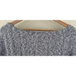 Free People  Boucle Knit Gray Cropped Sweater Women’s Size XS Oversized Slouchy Photo 3