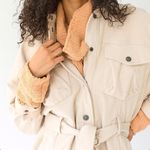 Free People NWT‎  Clyde Shirt Jacket Mineral Large Photo 6