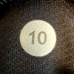 Lululemon Rare Run Speed Short 2.5” Chevron Shuffle Split Pea Black Sz 10 Photo 8