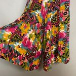 Vintage Jumpsuit‎ Abstract Floral Pattern FLAWS Boho Casual Sleeveless Tie Waist Pink Size M Photo 7