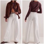 Free People FREE PEOPE WE THE FREE Libre Wide Leg Pants In Island Lights White Size 28 NWT Photo 1