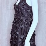 Lulus  black short sleeveless butterfly dress spaghetti strap size medium Photo 7