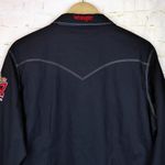 Wrangler NFR Western Shirt Women XL Black Snap Button Rodeo Vegas 2015 Cowgirl Photo 8