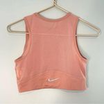 Nike  Miler Crop Running Tank Top Peach Small Photo 0
