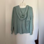 Aerie  waffle weave blue green hooded oversized pullover size  XS Photo 7