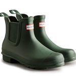 Hunter NEW Women's Original Chelsea Boots, Green Size 11 New w/Tag Photo 0
