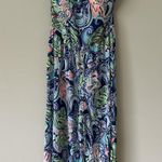 Lilly Pulitzer  Marnee Wide Leg Jumpsuit In Hanging With Fronds Size 00 Preppy Photo 1