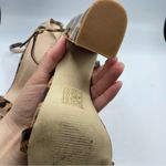 Raid Brown Leopard Print Block Chunky Heels Strappy Womens Sandals 7 Ankle Strap Photo 7