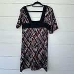 Trina Turk  Women’s 12 Silk Empire Waist Patterned Dress Y2K 2000s Photo 3