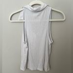 Sweet Romeo  ribbed collared white tank sz m Photo 3