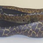 Crocs  Shoes Animal Print Ballet Flats Tan Brown Women's US Size 7 Photo 0