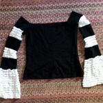 Alexis BLACK RUFFLE BELL SLEEVE BLOUSE Photo 3