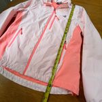 New Balance Run Light Pack Neon Orange Pockets Windbreaker Rain Jacket, Size M Photo 8