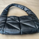ZARA Black Quilted Puffer Shoulder Bag Purse Photo 0