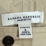 Banana Republic  6 Martin Fit Capris Stretch Beige Khaki Summer Resort Vacation Photo 3