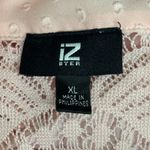 Iz Byer Shirt Womens XL Pink Swiss Dot Ruffle Feminine Office Vintage 2000s Y2K Photo 5