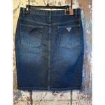 Guess Vintage women's  Denim Knee-length Skirt Jean, size 30 Photo 3