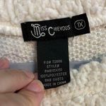 Miss Chievous Christmas holiday womans sherpa teddy bear cozy sweater cream 1X Photo 2