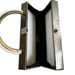 Rare Tyrolean NY Vintage 1950’s Lucite Metal Box Purse. Photo 3