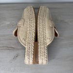 Zodiac Gizelle Chunky Platform Espadrille Mule Flats size 8 Tan Photo 3