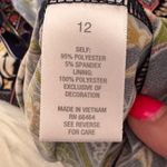 Westport Blue Red 3/4 Sleeve Casual Dress Bohemian boho style size 12 mini dress Photo 10