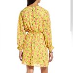 Halogen  yellow garden party floral belted chiffon dress size XL Photo 1