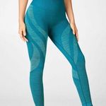 Fabletics High-Waisted Seamless Dot Legging Size XS Fjord/Dark Jade NW Detailed Photo 0