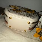 Tory Burch T Monogram Braided Floral Moon Circle Crossbody Bag purse Photo 3