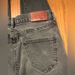 Madewell Women's High Riser Ripped Skinny Jeans in Black Sea Raw Hem Size 27 Photo 14