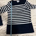 Vineyard Vines Striped Long Sleeve Crew Neck Sweater Navy White Size Medium Photo 7
