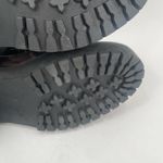 LINEA PAOLO Tate Boots Size 8.5 Metallic Camo Silver Lug Sole Black Stretch NEW Photo 10