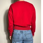 FRNCH Anthropologie  Red "FEMME" Graphic Crewneck Sweatshirt Size S Photo 2