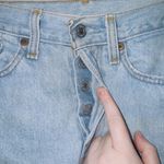 Levi's  501 Women's Light Wash Denim High Rise Button Fly Distressed Jeans 27 Photo 3