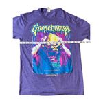 Vintage Goosebumps “If Looks Could Kill” Purple Graphic Tee Unisex Size Small Photo 6