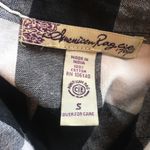 American Rag Black and white checkered top Photo 2