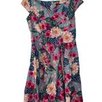Hell Bunny  Lotus Fit & Flare Midi Dress Size Medium Photo 1