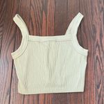 Cotton On green square neck cropped tank Photo 0