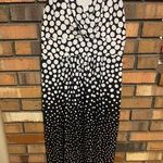 CHAPS Black and White Sleeveless Maxi Dress Photo 0