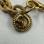 St. John Gold Chain Necklace 46" Palm Beach New York Text Links Statement ✨ Photo 7