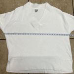 Chico's  Women’s  Size 3 (XL) V Neck Boxy Short Sleeve Sweater/Blouse Photo 5