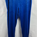 Women’s Shavonne Dorsey Royal Blue Velvet Leggings Size XL Photo 0