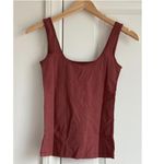 SKIMS  Cotton Jersey Tank in Redwood, Size Small Photo 5