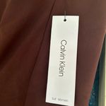 Calvin Klein Brown Dress Pants with Tailored Silhouette Photo 1