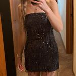 Strapless Black Dress Photo 0