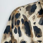 MNG Mango Womens Leopard Print Long Sleeve V Photo 3
