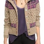 Free People  on my way‎ hoodie women’s size small Photo 0