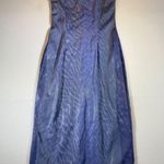 Cache  Blue Midi Dress Sleeveless Party Cocktail Evening Formal Occasion Photo 0