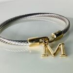 Modern Expressions “M” Initial Rope Bracelet Silver Photo 1